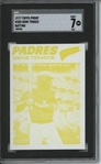 1977 Topps #303 Gene Tenace 9 card progressive proof.